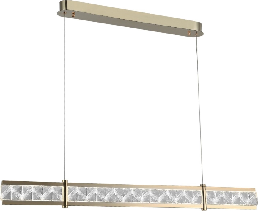 Dimbar LED-kristallkrona på vajer ENRIQUE LED/20W//230V 3000-6000K + fjärrkontroll