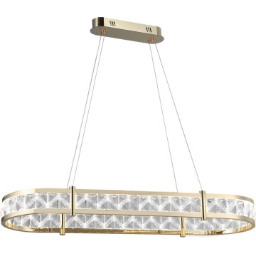 Dimbar LED-kristallkrona på vajer ENRIQUE LED/50W//230V 3000-6000K + fjärrkontroll