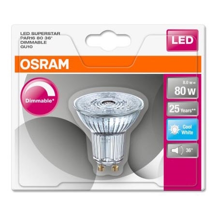 Dimbar LED-lampa GU10/8W/230V 4000K - Osram