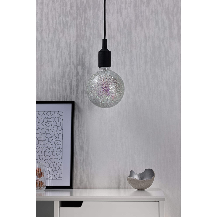 Dimbar LED-lampa mosiak G125 E27/5W/230V 2700K - Paulmann 28745