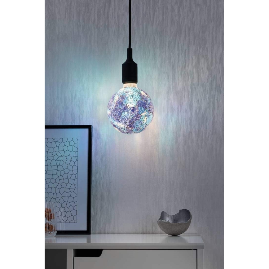 Dimbar LED-lampa mosiak G125 E27/5W/230V 2700K - Paulmann 28750