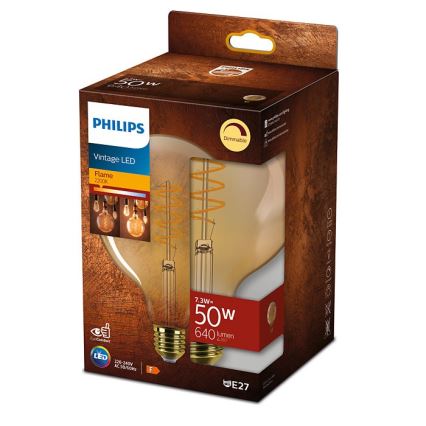 Dimbar LED-lampa Philips E27/7W/230V 2200K