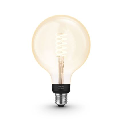 Dimbar LED-lampa Philips Hue Vit FILAMENT G125 E27/7W/230V 2100K