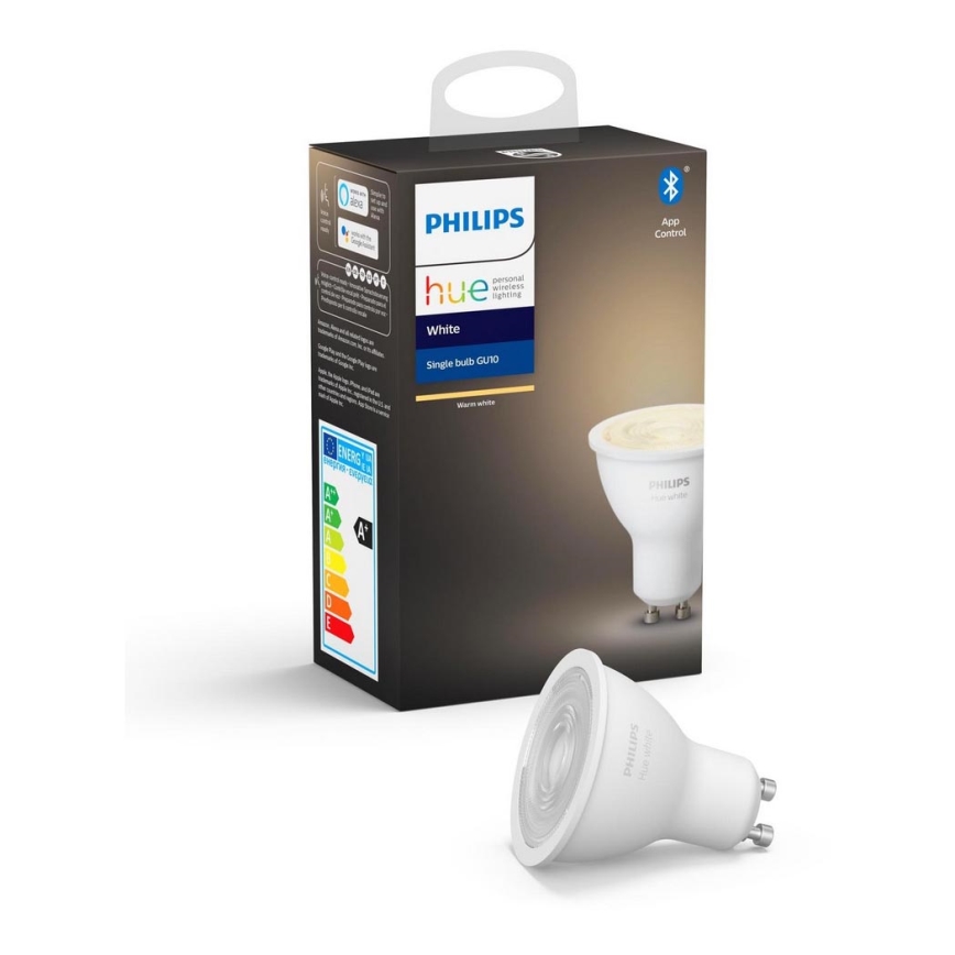 Dimbar LED-lampa Philips Hue Vit GU10/5.2W/230V 2700K