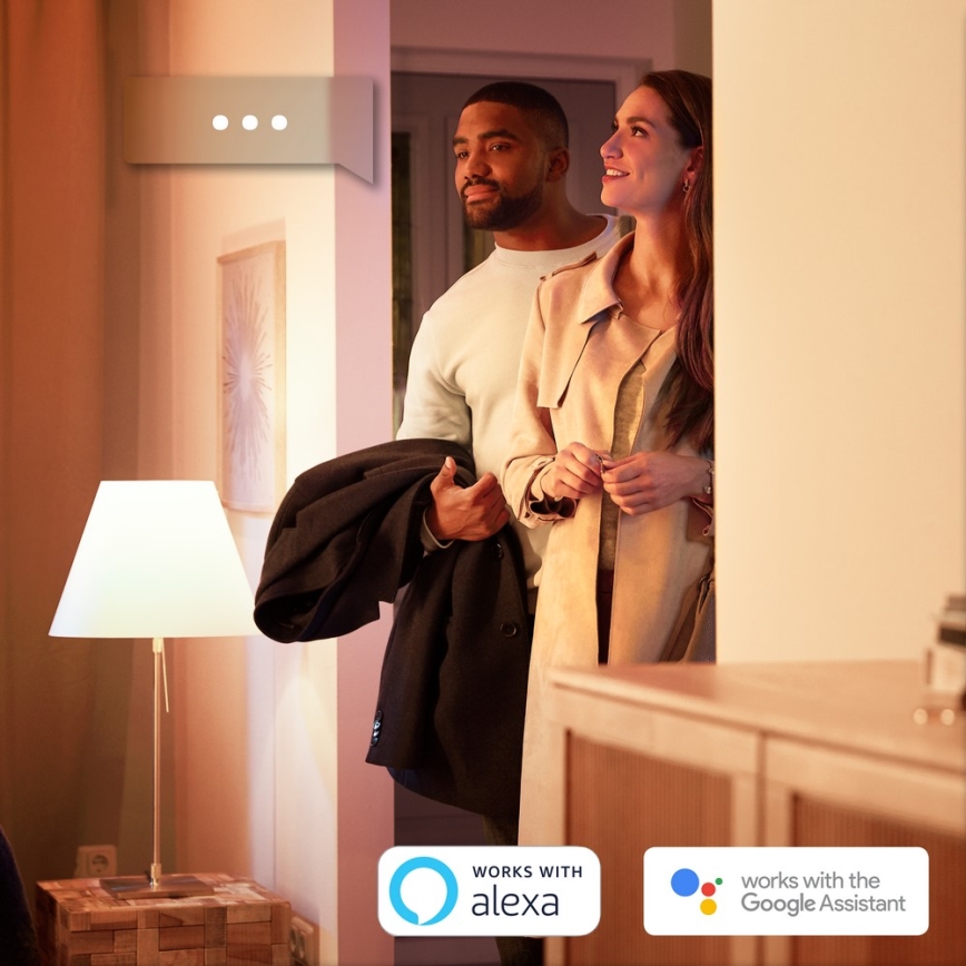 Dimbar LED-lampa Philips Hue Vit GU10/5.2W/230V 2700K
