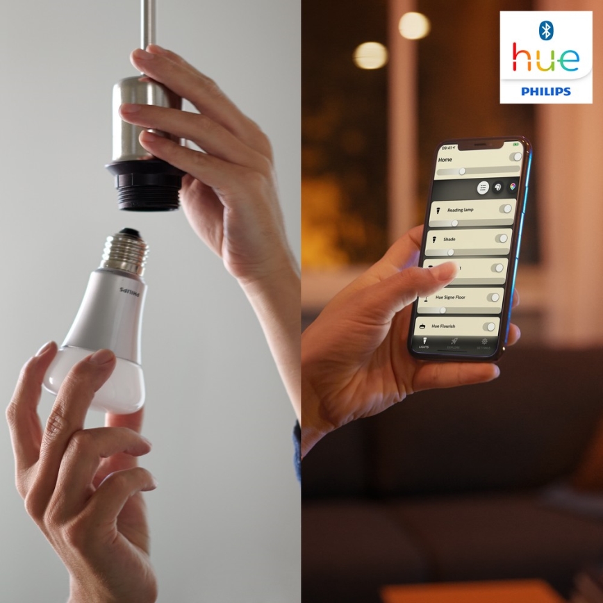 Dimbar LED-lampa Philips Hue Vit GU10/5.2W/230V 2700K