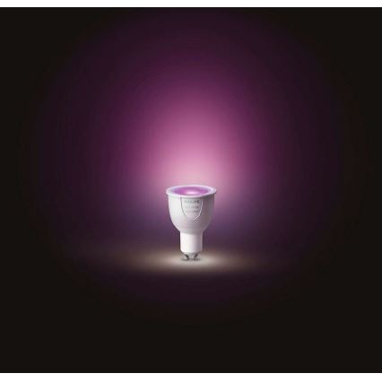 Dimbar LED-lampa Philips Hue Vit och Färgad Ambiance GU10/5,7W/230V