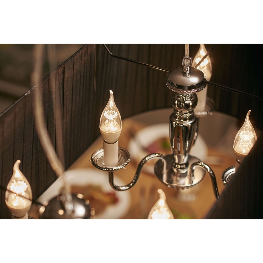 Dimbar LED-lampa Philips Warm Glow  E14/4W/230V - ljus 2200 - 2700K
