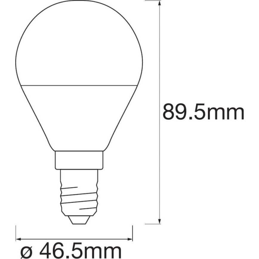 Dimbar LED-lampa SMART+ E14/5W/230V 2,700K-6,500K - Ledvance