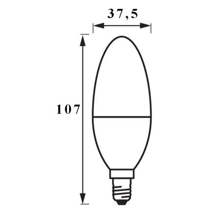 Dimbar LED-lampa SMART+ E14/5W/230V 2700K-6500K - Ledvance