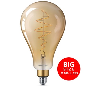 Dimbar LED-lampa VINTAGE Philips A160 E27/6,5W/230V 2000K