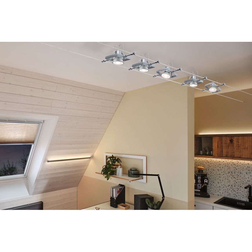 Dimbar LED-lampen Strålkastare  GU5.3/6.5W/12V 2700K – Paulmann 28759