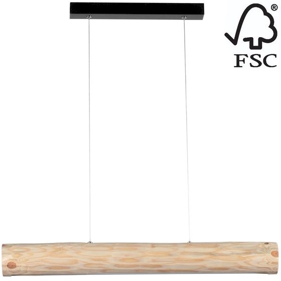 Dimbar LED-ljuskrona med snöre LUCAS LED/25.5W/230V - FSC-certifierad