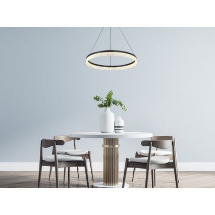 Dimbar LED-pendellampa på vajer ALIANZ LED/45W/230V 3000-6000K Ø 60 cm + fjärrkontroll