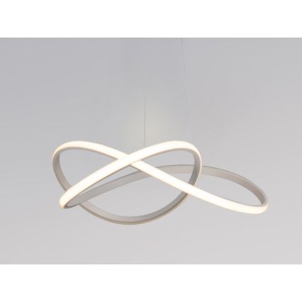 Dimmbar LED-pendellampa på vajer LED/85W/230V 3000-6500K Ø 60 cm + fjärrkontroll