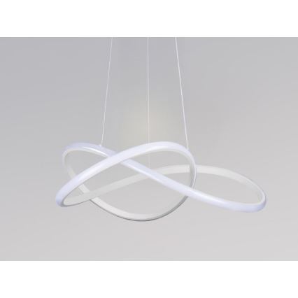 Dimmbar LED-pendellampa på vajer LED/85W/230V 3000-6500K Ø 60 cm + fjärrkontroll