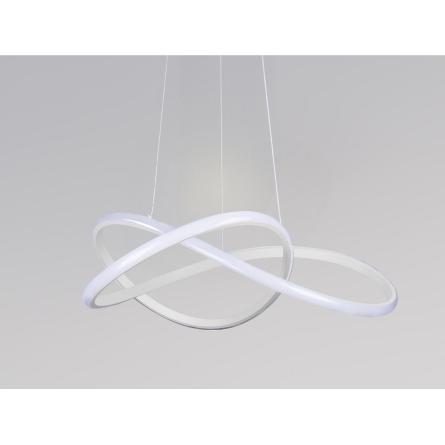 Dimmbar LED-pendellampa på vajer LED/85W/230V 3000-6500K Ø 60 cm + fjärrkontroll