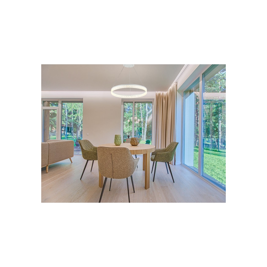 LED dimbar pendellampa på vajer ALIANZ LED/45W/230V 3000-6000K Ø 60 cm + fjärrkontroll