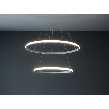 LED-dimbar pendellampa på kabel LED/55W/230V 3000-6500K diam. 60 cm + fjärrkontroll