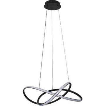 Dimbar LED-pendel på vajer LED/85W/230V 3000–6500K Ø60 cm + fjärrkontroll