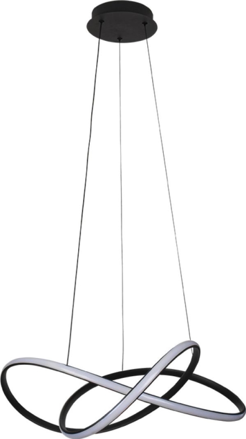 Dimbar LED-pendel på vajer LED/85W/230V 3000–6500K Ø60 cm + fjärrkontroll