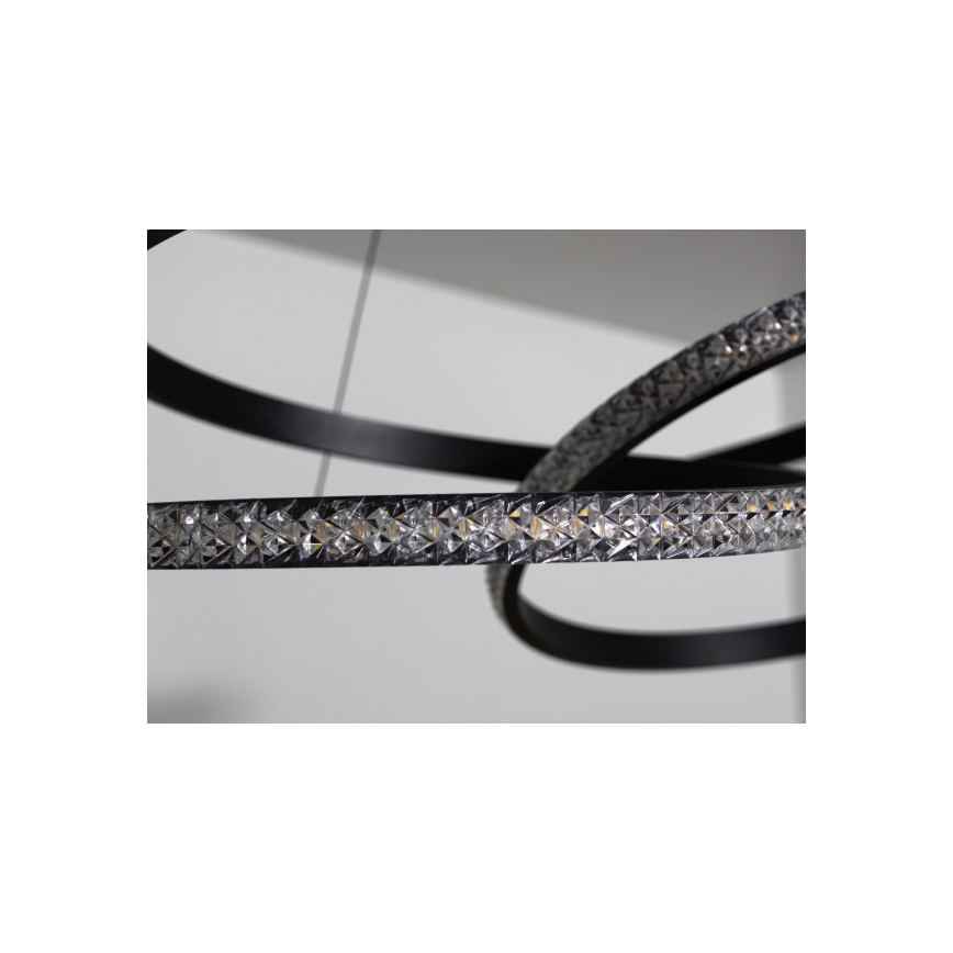 LED-hänglampa på vajer, dimbar, LED/90W/230V 3000-6500K Ø 47 cm + fjärrkontroll