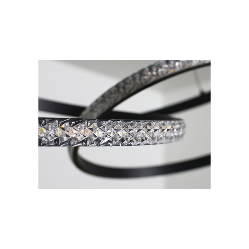 LED-hänglampa på vajer, dimbar, LED/90W/230V 3000-6500K Ø 47 cm + fjärrkontroll