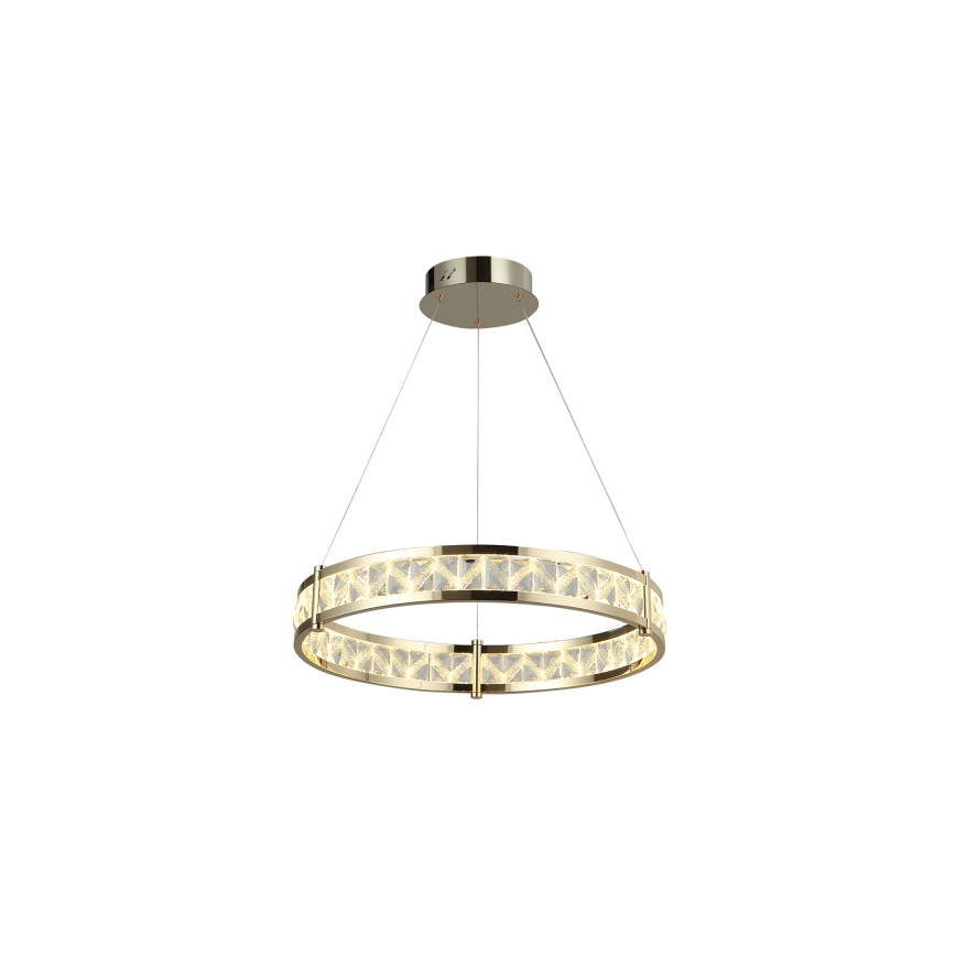 LED-dimmbar kristallkrona på vajer ENRIQUE LED/40W//230V 3000-6000K Ø 60 cm + fjärrkontroll
