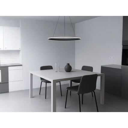 LED-dimbar pendel på vajer LED/55W/230V 3000-6500K Ø 60 cm + fjärrkontroll