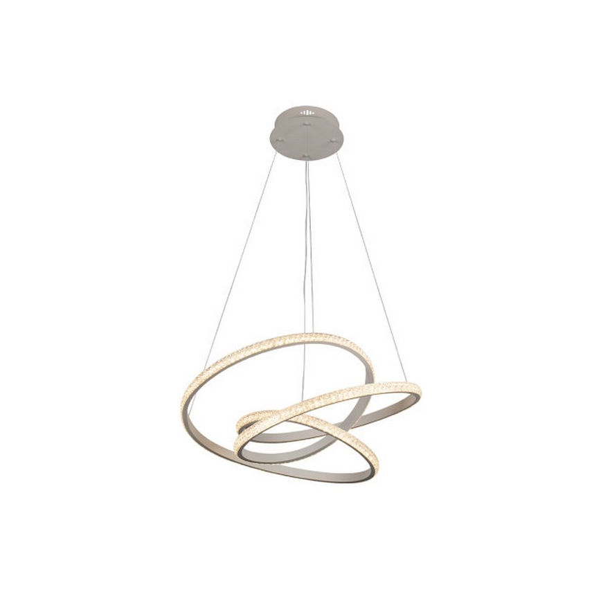 Dimbar LED-pendellampa på kabel, 90 W, 230 V, 3000–6500 K, Ø 47 cm – med fjärrkontroll