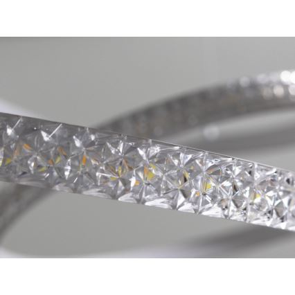 Dimbar LED-pendellampa på kabel, 90 W, 230 V, 3000–6500 K, Ø 47 cm – med fjärrkontroll