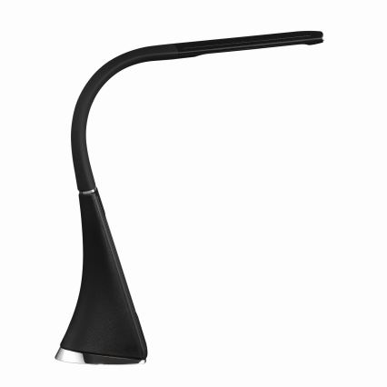 Dimbar LED-skrivbordslampa med display, LED/10W/5V, svart