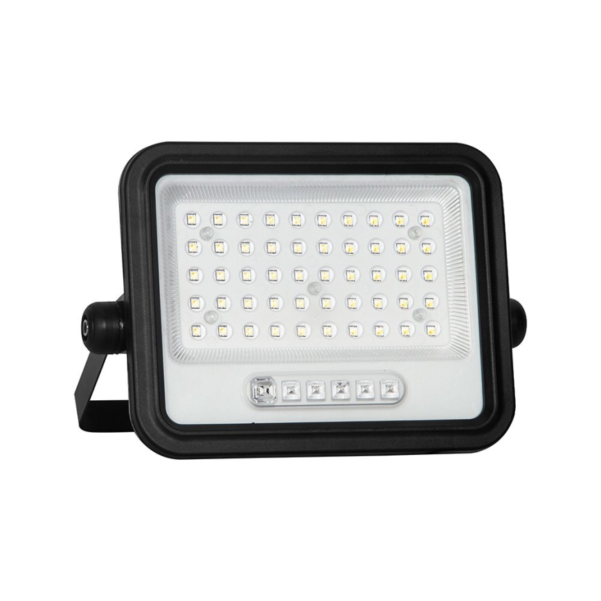 Dimbar LED-solreflektor LED/100W/3,2V 2000-8000K IP65 5000 mAh svart + fjärrkontroll