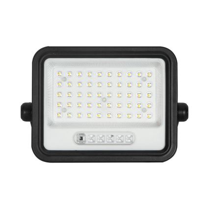 Dimbar LED-solreflektor LED/100W/3,2V 2000-8000K IP65 5000 mAh svart + fjärrkontroll