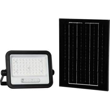 Dimbar LED-solreflektor LED/100W/3,2V 2000-8000K IP65 5000 mAh svart + fjärrkontroll