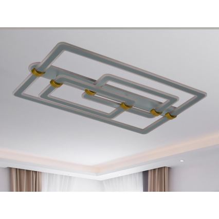 Dimbar LED-takarmatur, 280 W, 230 V, 3000–6500 K, med fjärrkontroll