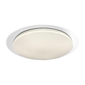Dimbar LED-taklampa SONIC LED/100W/2300V 3000-6000K Ø85 cm vit + fjärrkontroll