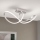 Dimbar LED ytmonterad ljuskrona CIRCUS LED/30W/230V matt krom