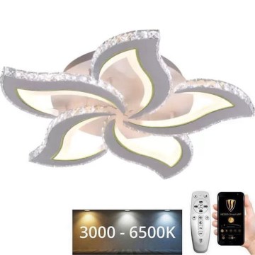 Dimbar LED ytmonterad ljuskrona LED/100W/230V 3000-6500K + fjärrkontroll