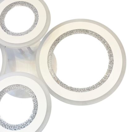 Dimbar LED ytmonterad ljuskrona LED/100W/230V 3000-6500K + fjärrkontroll