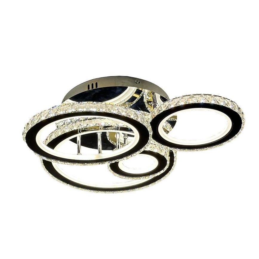 Dimbar LED ytmonterad ljuskrona LED/120W/230V 3000-6500K + fjärrkontroll