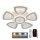 Dimbar LED ytmonterad ljuskrona LED/145W/230V 3000-6500K + fjärrkontroll