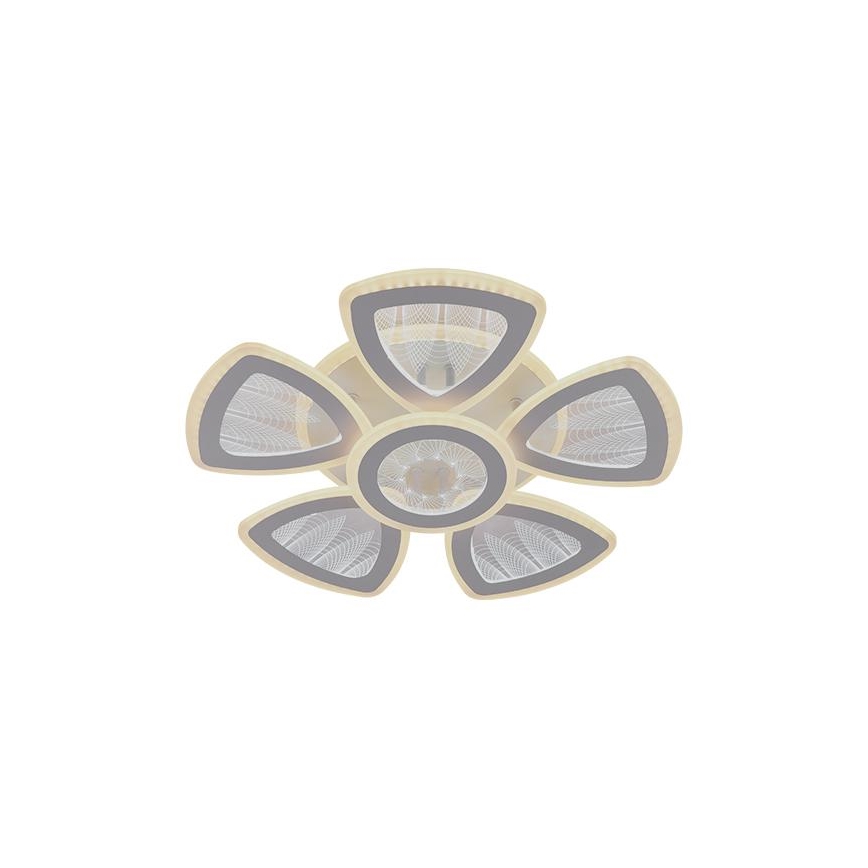 Dimbar LED ytmonterad ljuskrona LED/145W/230V 3000-6500K + fjärrkontroll
