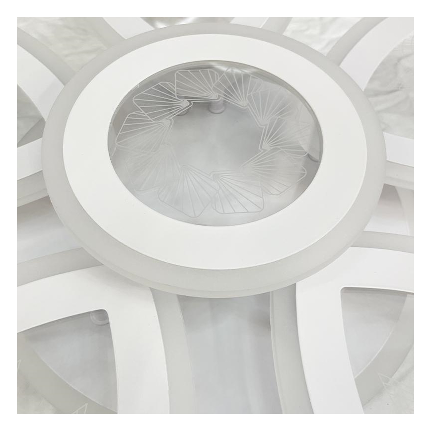 Dimbar LED ytmonterad ljuskrona LED/145W/230V 3000-6500K + fjärrkontroll