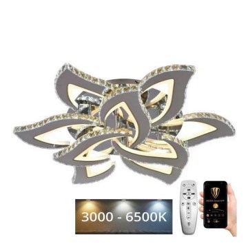 Dimbar LED ytmonterad ljuskrona LED/180W/230V 3000-6500K + fjärrkontroll