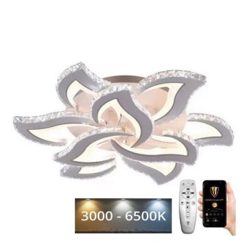 Dimbar LED ytmonterad ljuskrona LED/180W/230V 3000-6500K + fjärrkontroll