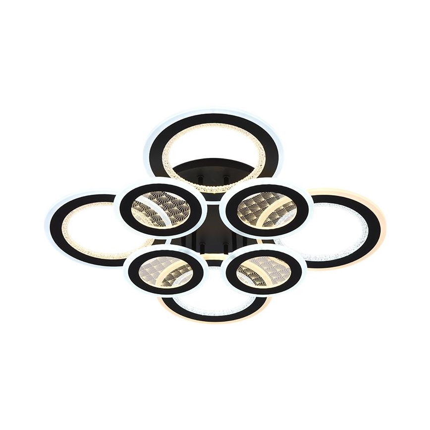 Dimbar LED ytmonterad ljuskrona LED/200W/230V 3000-6500K + fjärrkontroll