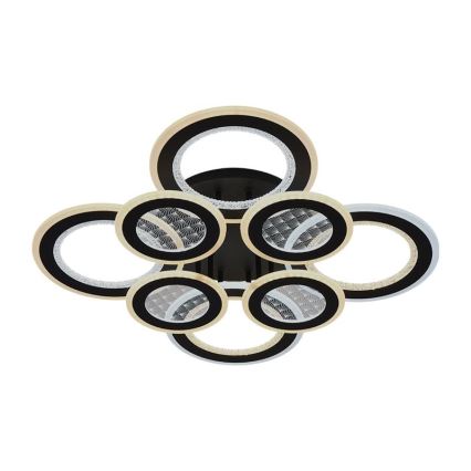 Dimbar LED ytmonterad ljuskrona LED/200W/230V 3000-6500K + fjärrkontroll