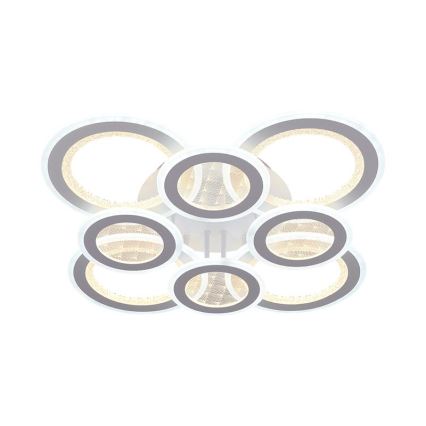 Dimbar LED ytmonterad ljuskrona LED/200W/230V 3000-6500K + fjärrkontroll