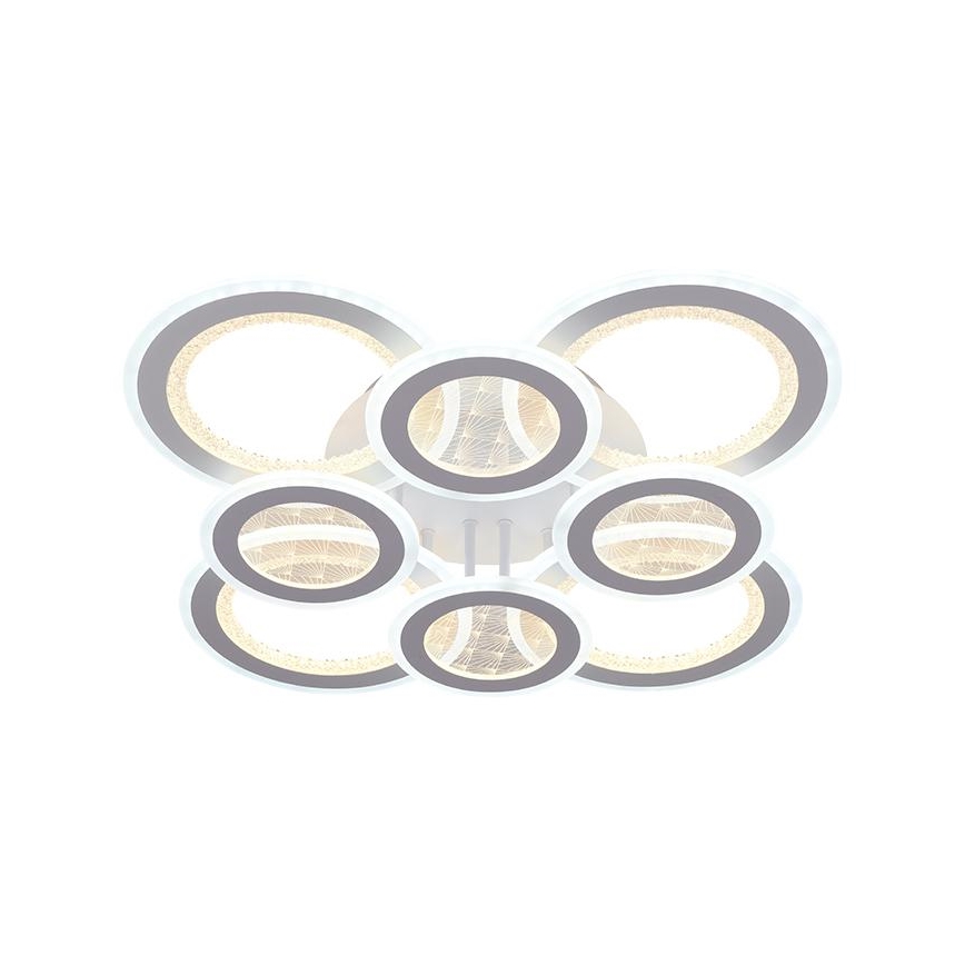 Dimbar LED ytmonterad ljuskrona LED/200W/230V 3000-6500K + fjärrkontroll